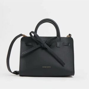 NWT.  Mansur Gavriel Black Leather Handbag